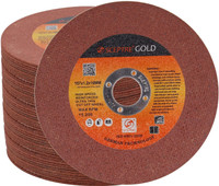 Sceptre Cutt Off Wheel Reinforced Ultra Thin Cutting Disc Advanced Technology Feather Cut for Stainless Steel & INOX, 107 X 1.2 X 16 MM (Red, 50 Pack) Metal Cutter