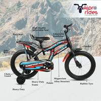 xaipro rides 16T MAGNITE CARR. M RIM RED BICYCLE FOR 4 TO 6 YEARS KIDS 16 T (inch) BMX Cycle(Single Speed, Multicolor, Rigid)