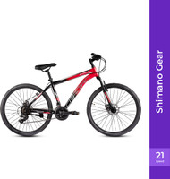 CRADIAC STINGER 21 SPEED 27.5 T Mountain Cycle(21 Gear, Black, Red)