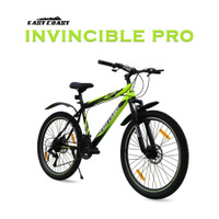 EAST COAST INVINCIBLE PRO 21 SPEED /Hardtail 26 T Mountain 21 Gear Green 26 T (inch) Mountain Cycle(21 Gear, Green, Only Front Suspension)