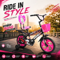 Adrenex 14T PREMIUM BICYCLE FOR 3 TO 5 YEAR KIDS 14 T (inch) BMX Cycle(Single Speed, Multicolor, Rigid)