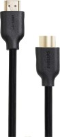 PHILIPS HDMI Cable 1.5 m SWV5510/96(Compatible with Computer, Gaming Console, TV, Black, One Cable)