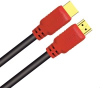 Honeywell HDMI Cable 2 m HC000001/HDM/2M/BLK(Compatible with TV, Computer, Black, Red, One Cable)
