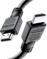 Intex HDMI Cable 1.5 m HDMI CABLE 1.5 METER(Compatible with HDTVs, projectors, and computers, Black, One Cable)