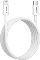 AIBEX Lightning Cable 5 A 1 m USB Type-C to Lightning Cable 27W Fast Charging & Data Sync Cord, MFi Certified(Compatible with iPhone 14,13,12,11, X, XS, XR, 8 Plus, iPad Mini, iPad Pro, USB-C Power Delivery, White, One Cable, USB Type C To Lightning)