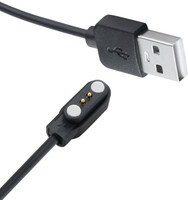 EYNK Magnetic Charging Cable 0.6 m 2 Pin USB charger cable for Fast FS1 Max(Compatible with Only for FastTrack FS1 Max & FS1 smartwatch, Black, One Cable, NA)
