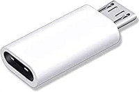 RALGUAT Reversible Micro USB 0.01 m USB C to Micro USB (v8) Adapter | Fast Charging & Data Sync | USB c to Micro USB Converter | Type c to v8 conveter | Compact & Durable | Compatible with Phones, Tablets | c Adapter(Compatible with Mobile, Tablet, Multicolor, One Cable, NA)