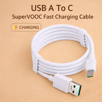 Tart USB Type C Cable 3 A 1 m Original SuperVOOC 65W Type C Fast Charging Cable | Charge & Data Sync Compatible with Oppo A5 Pro 5G, A4 Pro 5G, A3x 5G, A2x 5G, A1x 5G(Compatible with Other Type-C Devices, White, One Cable, USB Type A To USB Type C)