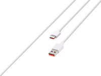 Mi USB Type C Cable 3 A 1 m TPE XMUSBTC100(Compatible with Mobile, White, One Cable)