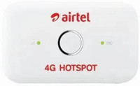 Airtel E5573cs-Unlocked-All sim Support 4G Wifi By BrandRoot 300 Mbps Data Card ,Calls not Supported(White)