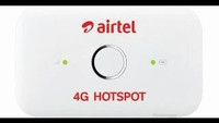 Airtel Huawei 4G Unlocked Hotspot E5573CS-609 WIFI Data card All Sim supported 150 Mbps Data Card ,Calls not Supported(White)