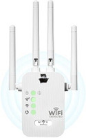 X88 Pro WiFi Extender , Wireless Repeater Up to 50 Meter and 20 Devices Data Card(White) 300 Mbps Data Card ,Calls not Supported(White)