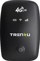 Trenzu WiFi Dongle 4G LTE Wireless Dongle | All SIM Support | 2100mAh Battery 150 Mbps Data Card ,Calls not Supported(Black)