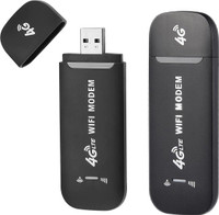 MARS 4G LTE Wifi Dongle For All SIM 4G Network Support With Wifi Hotspots 2 Pcs Combo 150 Mbps Data Card ,Calls not Supported(Black)