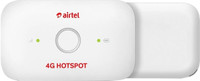 Airtel 5573 4g wifi hotspot datacard with 1500mah battery 21.6 Mbps Data Card ,Calls not Supported(White)