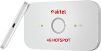 Airtel E5573s Unlocked Router All Sim supported+ 1 Year Rd service free 300 Mbps Data Card ,Calls not Supported(White)