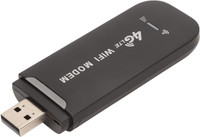 Jxrev 4G LTE Wireless Dongle with All Sim Support Plug & Play Data Card Stick 150 Mbps Data Card ,Calls not Supported(Black)