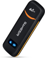 GameSir 4G LTE USB Dongle | SIM Supported | High Speed Internet for Laptop & PC 150 Mbps Data Card ,Calls not Supported(Black)