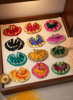 RRR HANDICRAFTS Combo of 12 Stylish Laddu Gopal, Kanha Ji, Bal , Size ( 0 to 2 ) Dress(Cotton)