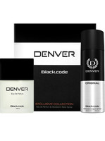 DENVER Blackcode Gift Set (180 ml + 70 ml) Body Spray  -  For Men(250 ml, Pack of 2)
