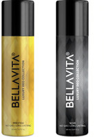 BELLAVITA Noir & Prestige Deo Parfum Combo|2x150ml|Long lasting Body spray| Deodorant Spray  -  For Men & Women(300 ml, Pack of 2)