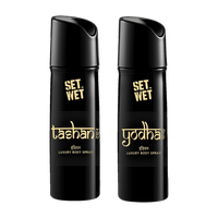 SET WET Yodha,Tashan Luxury & Long Lasting Body Spray I Manly & Luxury