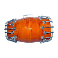 GT 5242562 Nut & Bolts Dholak(Orange)