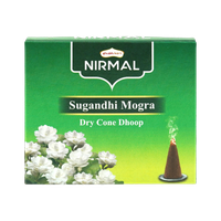 Shubhkart NIRMAL MOGRA DRY CONE DHOOP Jasmine Dhoop(Pack of 10)