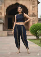 Kanna Fabric Self Design Women Dhoti