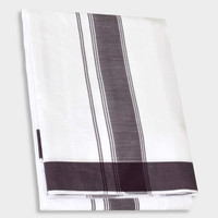 TUNI MANI Thillana Panchakacham 9x5 Dhoti, Polycotton,(4.0mtr Dhoti, 2.25mtr Towel) Men Dhoti