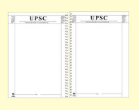 scruton upsc A4 Notebook unruled 200 Pages(White, Pack of 4)