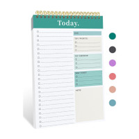 lais enterprises Daily Planner To Do List Notepad Organizer Writing Pad for Home, Office A5 Planner Ruled 50 Pages(Multicolor)