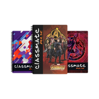 Classmate Pulse 1 Subject (297 X 210 mm) Spiral A4 Notebook Single Line 180 Pages(Multicolor, Pack of 3)