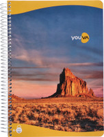 NAVNEET Youva Spiral Bound Book 21x29.7 cm A4 Notebook Single Line 400 Pages(Yellow)