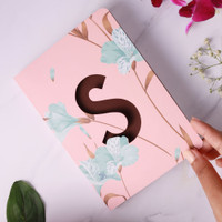 Doodle Initial S lasercut Notebook, B6 (6.69 X 4.72 X 0.5 Inches), 200 Pages, 80 GSM, Gift for Women B6 Notebook Ruled 192 Pages(MulticolorS)