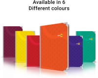 NAVNEET Youva Case Bound My Notes 21x33 cm Regular Notebook Single Line 288 Pages(Multicolor)