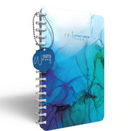Paperkraft Wiro Underwater Theme( Happiness comes in waves) A5 Journal Single Line 168 Pages(Blue)