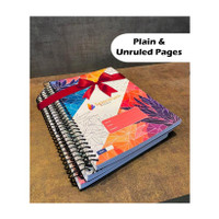 GARGANDASSOCI SPECTRUM A4 Notebook PLAIN AND UNRULLED 140 Pages(Multicolor, Pack of 3)