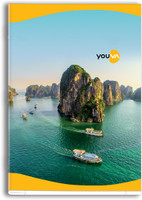 NAVNEET Youva Soft Bound Long Book 21x29.7 cm A4 Notebook Single Line 172 Pages(Multicolor, Pack of 6)