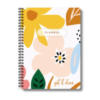SKILLSET Daily Planner and Journal with To-Do Lists, Goal Tracker & Productivity Tools A5 Planner 192 Pages(Floral)
