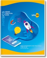 NAVNEET Youva Hard Bound Physics Practical Book 21.5x26.5 cm Regular Notebook 1 Side Ruled & 1 Side Plain 176 Pages(Multicolor)