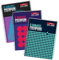 LUXOR Premium Exercise Regular Notebook Ruled 300 Pages(Assorted, Pack of 3)