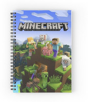 craft maniacs MINECRAFT NOTEBOOK COLLECTION A5 Diary RULED 160 Pages(Black)