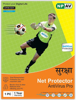 Net Protector 2023 1 PC 1 Year Anti-virus Compatible with Windows (Email Delivery - No CD)(Standard Edition)