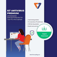 K7 2026 1 PC 1 Year Anti-virus Compatible with Windows (Email Delivery - No CD)(Standard Edition)