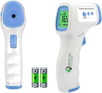 D MEDICARE IR-IFT03 Infrared Thermometer Non-Contact Laser Infrared Thermometer Temperature Gun Thermometer(White, Blue)