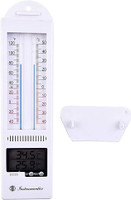 MCP Maximum Minimum Thermometer Digital Indoor & Outdoor Thermometer Without Probe With LCD Display Thermometer(White)