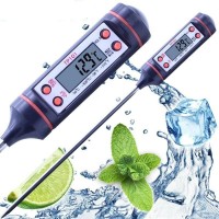 Dr care Dr0034 Stainless Steel Food Thermometer With Probe Sensor BBQ Meat Temperature Meter Thermometer(Black)