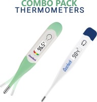 Ozocheck Combo of Flexi Fast + Digi Plus Thermometer with Flexible Tip for Kids & Adults Waterproof & 10 Seconds Fast Reading (Pack of 2) Thermometer(Multicolur)
