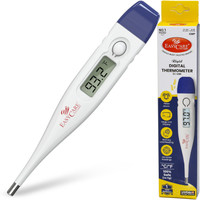 EASYCARE Digital Thermometer - Large LCD, Fever Alarm, 3 Modes Digital Thermometer - Large LCD, Fever Alarm, 3 Modes Thermometer(White)